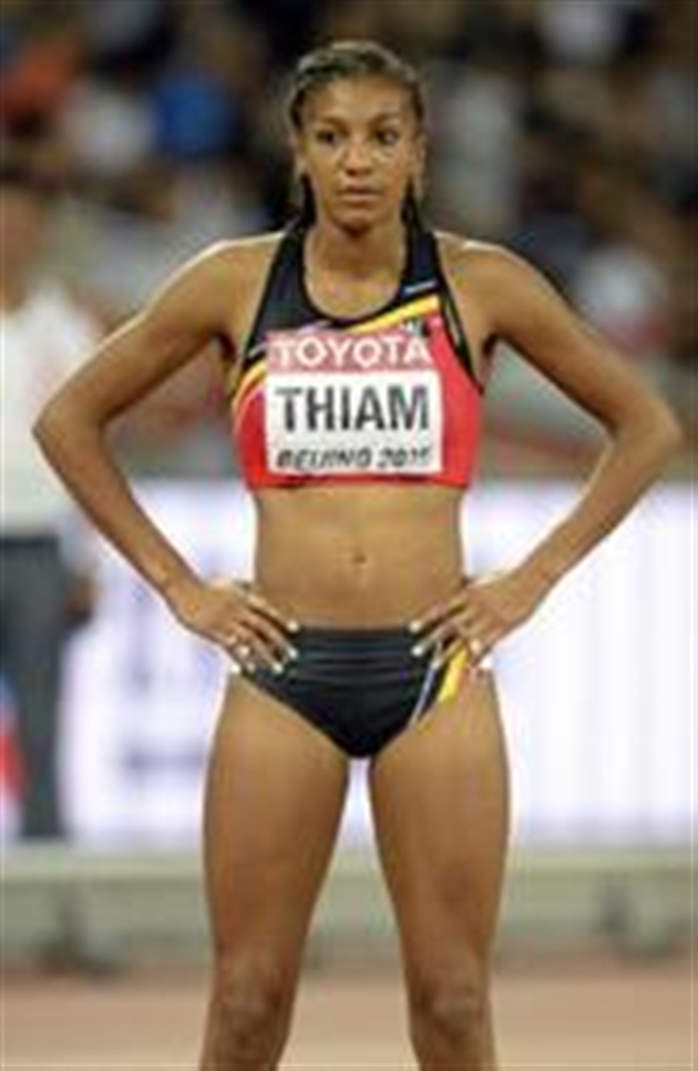 I've got a bit of a thing for Belgian Nafissatou Thiam who won gold in...
