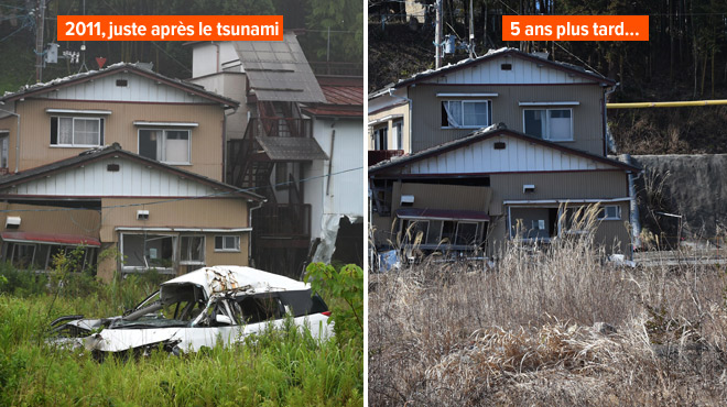 Dans les villes toujours vides, près de Fukushima, 5 ans après (photos)